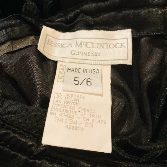Vintage Jessica McClintock Gunne Sax Mini Dress - Picture 11 of 12